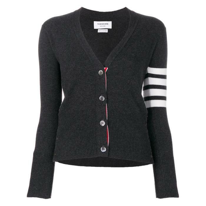 [국내발송] 톰브라운 4바 캐시미어 가디건 그레이 FKC001A 00011 025 - Thom Browne