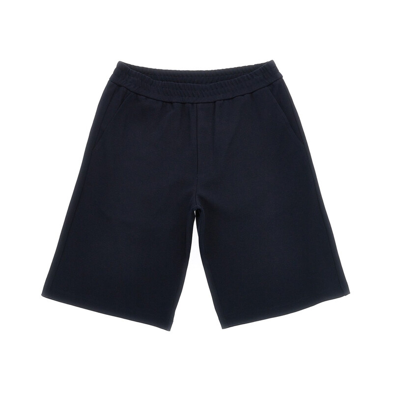 키즈 로고 패치 숏팬츠 네이비 8H000 14 89ALK 778 - Moncler