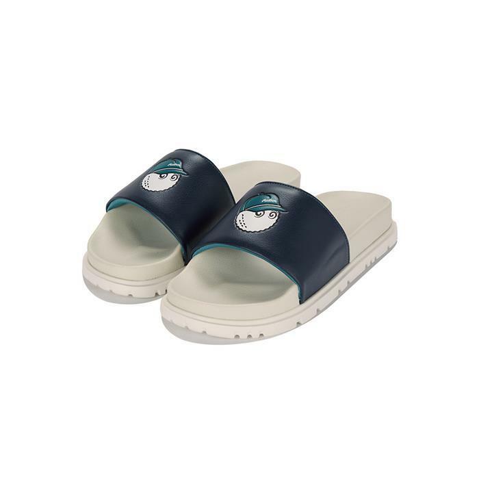 [밀라코/국내발송] 말본골프 버킷 슬라이드 IVORY NAVY M5163LSD11IVN - Malbon