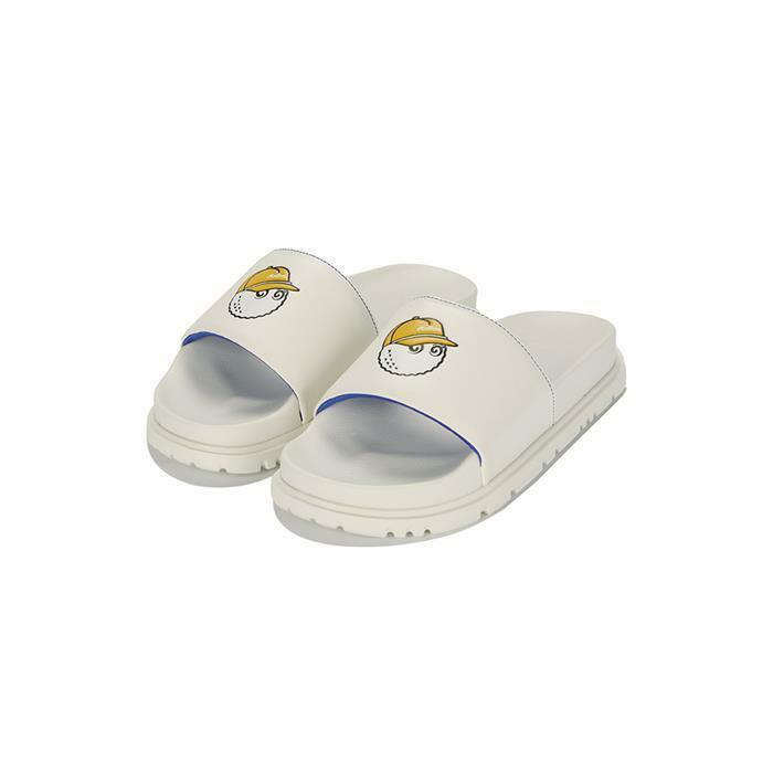 [밀라코/국내발송] 말본골프 버킷 슬라이드 WHITE BLACK M5163LSD11WHB - Malbon