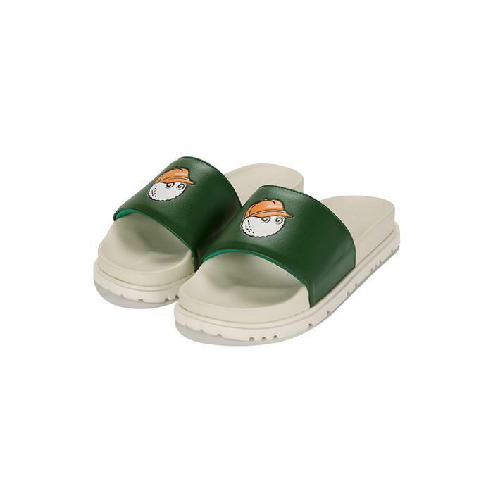 [밀라코/국내발송] 말본골프 버킷 슬라이드 IVORY GREEN M5163LSD11IVG - Malbon