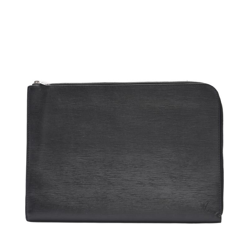 블랙 카프스킨 에삐 포쉐트 주르 GM 공용 클러치 - Louis Vuitton