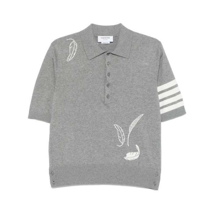 [국내발송] 톰브라운 페더 인타시아 4바 폴로 티셔츠 MKP145A Y3039 055 - Thom Browne