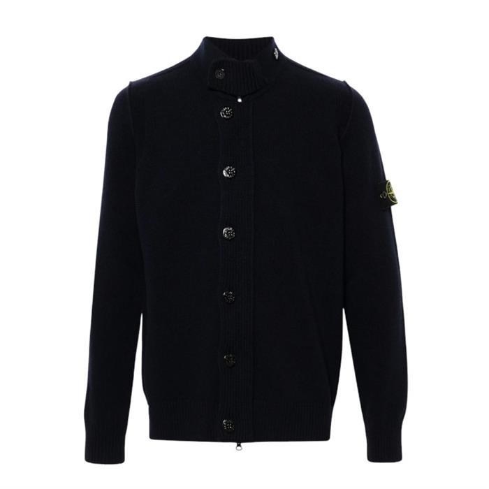 스톤아일랜드 램스울 버튼 업 점퍼 네이비 K2S15 5100047 S00A3 V0020 - Stone Island