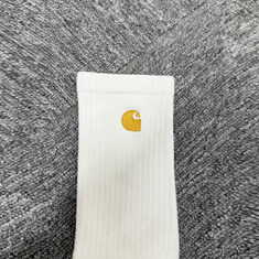 압구정 더팩토리 25FW 칼하트 윕 CHASE 체이스 로고 양말 / 화이트 골드 (I029421 00RXX) 썸네일 3