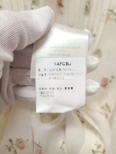 [중고명품/루이스잇] 36 / 루이비통 화이트 플라워 프린트 실크 블라우스 셔츠 썸네일 4