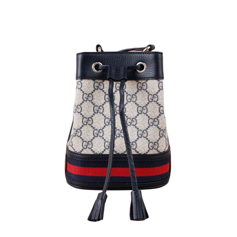 구찌 오피디아 미니 여성 버킷백 네이비 550620 96I3N 4076 - Gucci
