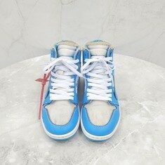 [럭스유] 250 / 나이키 조던1 X 오프화이트 레트로 하이 UNC 파우더블루 썸네일 1