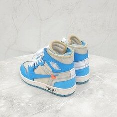 [럭스유] 250 / 나이키 조던1 X 오프화이트 레트로 하이 UNC 파우더블루 썸네일 3