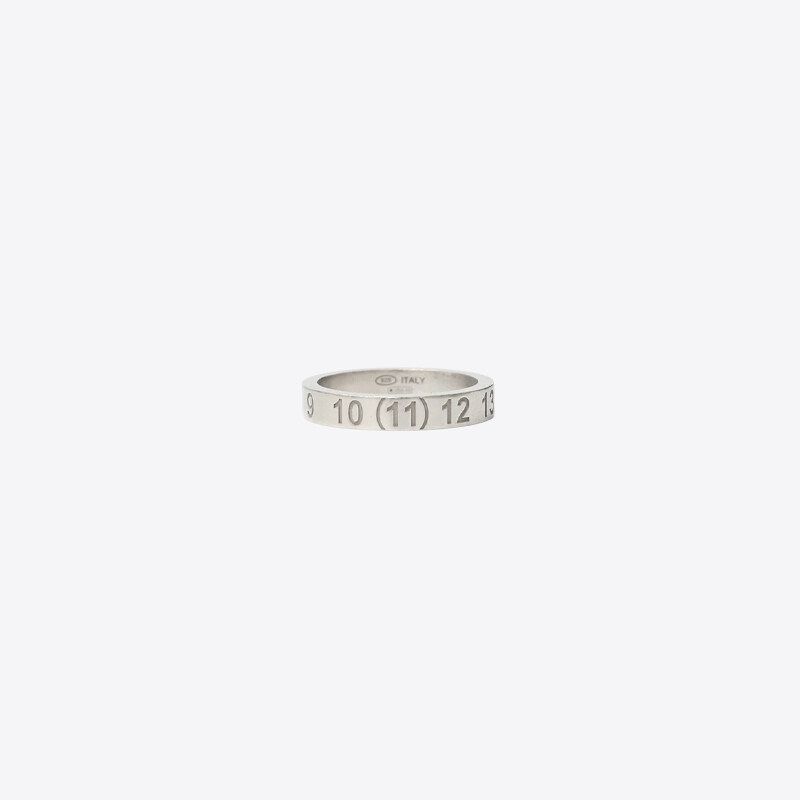 메종마르지엘라 로고 뉴메리컬 링 반지 (실버) SI8UQ0001 SV0129 951 - Maison Margiela