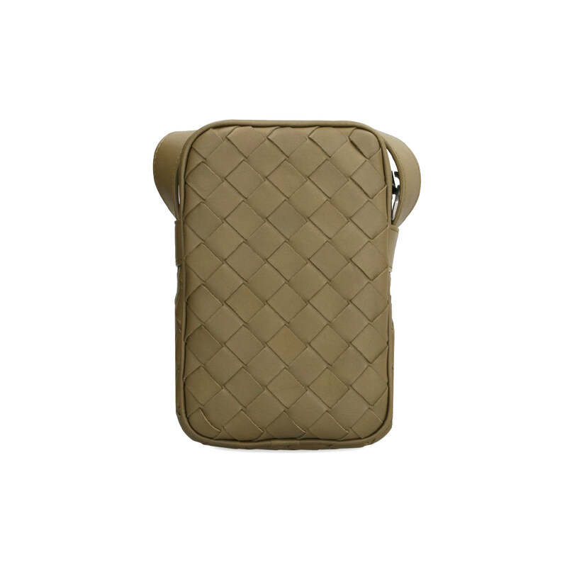 보테가베네타 남성 인트레치아토 미니 카세트 크로스백 머드 743214 VCPQ3 2877 - Bottega Veneta