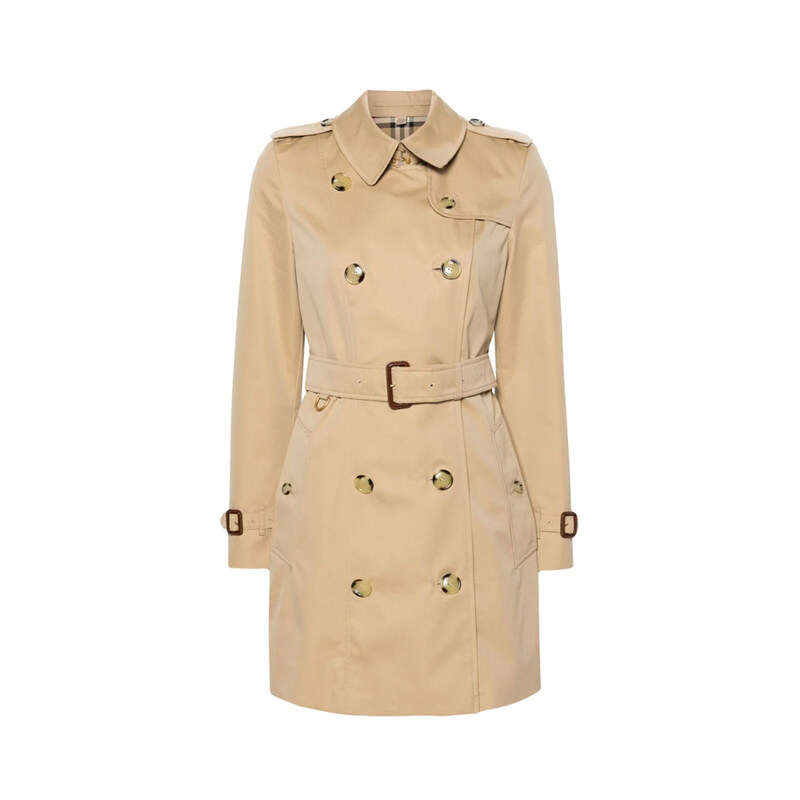 버버리 여성 슬림핏 쇼트 첼시 헤리티지 트렌치코트 베이지 8079408 A1366 - Burberry