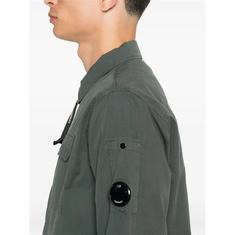 [국내발송] CP컴퍼니 개버딘 지퍼 오버셔츠 차콜 19CMOS705A 110143G 978 썸네일 4