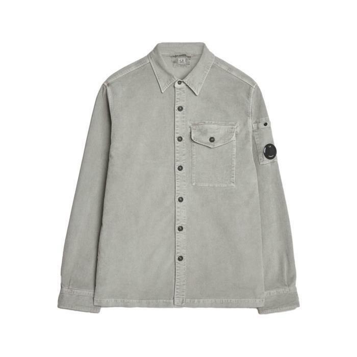 [국내발송] CP컴퍼니 코듀로이 렌즈 셔츠 그레이 19CMSH071A 006410O 356 - CP company