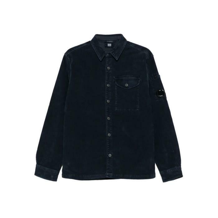 [국내발송] CP컴퍼니 코듀로이 렌즈 셔츠 네이비 19CMSH071A 006410O 888 - CP company