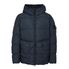 스톤 25FW 가먼트다이 크링클 랩스 후드 패딩자켓 네이비 K2S15 4100011 S0A23 V0020 썸네일 1