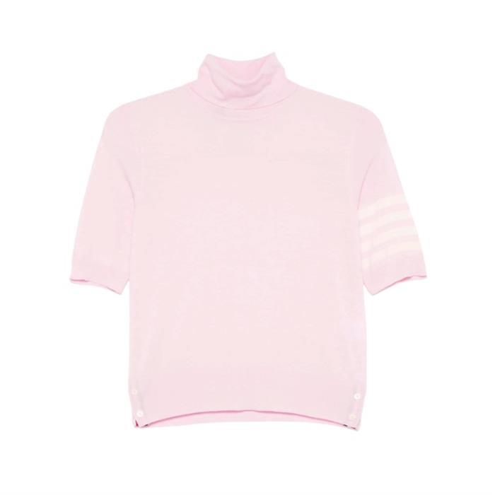 톰브라운 메리노울 숏 슬리브 터틀넥 니트 FKA434A Y1014 680 - Thom Browne