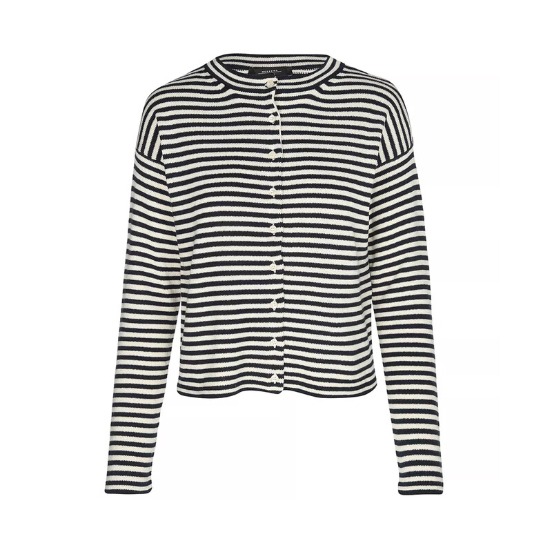 25FW ERITEA 스트라이프 가디건 아이보리/네이비 2525346031 021 - Max Mara
