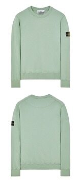 [스톤아일랜드] 22FW 771563020 V0055 와펜패치 크루넥 맨투맨 세이지그린 남성 맨투맨 / TLS 썸네일 3