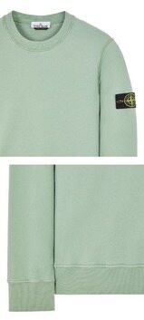 [스톤아일랜드] 22FW 771563020 V0055 와펜패치 크루넥 맨투맨 세이지그린 남성 맨투맨 / TLS 썸네일 4