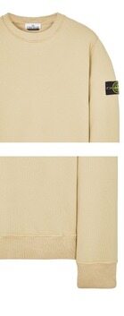 [스톤아일랜드] 22FW 771563020 V0090 와펜패치 크루넥 맨투맨 베이지 맨투맨 / TLS 썸네일 4