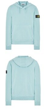 [스톤아일랜드] 22SS 761564151 V0044 와펜패치 후드 티셔츠 스카이 남성 티셔츠 / TJ 썸네일 3