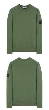 [스톤아일랜드] 22FW 771563020 V0058 와펜패치 크루넥 맨투맨 카키 남성 맨투맨 / TJ 썸네일 3