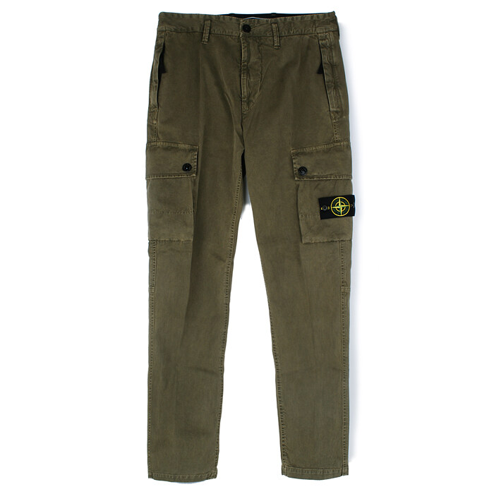 25FW 스톤 와펜 슬림핏 카고바지 카키 K2S153100034 S00L1 V0154 - Stone Island