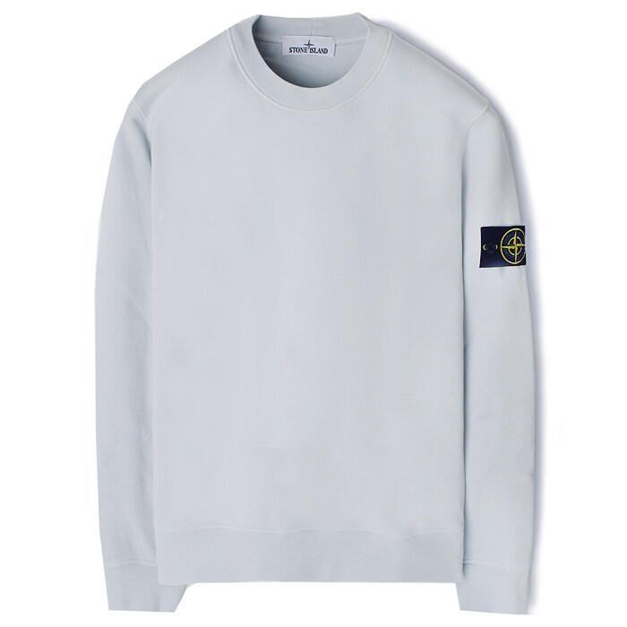 25SS 스톤 와펜 라운드 맨투맨 라이트그레이 K1S156100044 S0051 V0061 - Stone Island