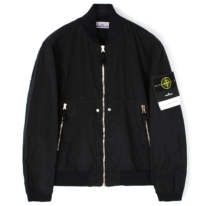 25SS 스톤 나일론메탈 바람막이 블랙 K1S154100019 S0020 V0029 - Stone Island