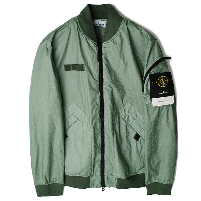 25SS 스톤 멤브라나 바람막이 그린 K1S154100004 S0A21 V0055 - Stone Island
