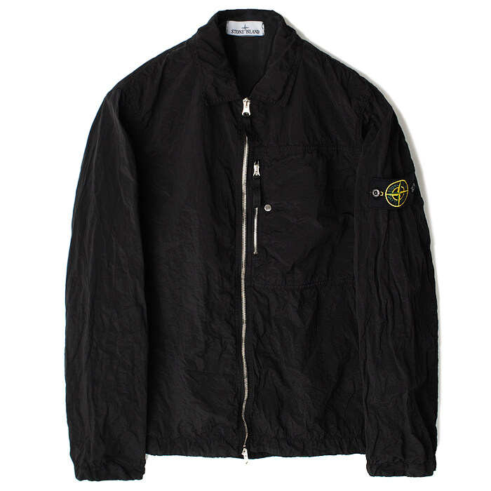 25SS 스톤 나일론메탈 오버셔츠 블랙 K1S151200005 S0019 V0029 - Stone Island