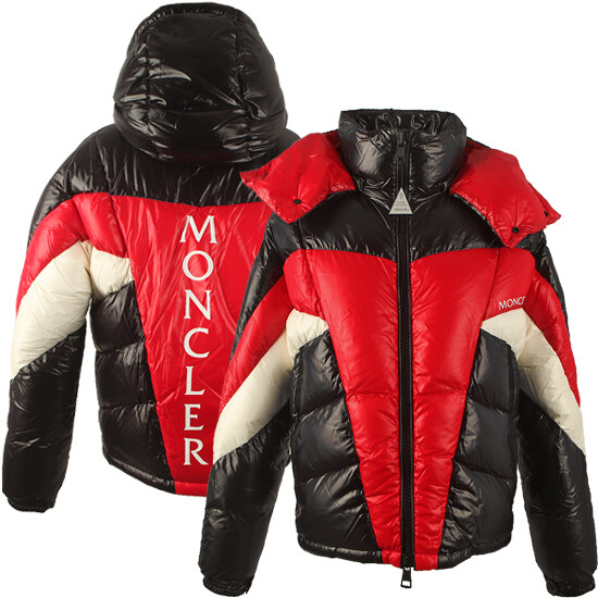 [몽클레어] 19FW 4138185 68950 999 ANTHIME 백로고 패딩 블랙레드 남성 패딩 / TR - Moncler