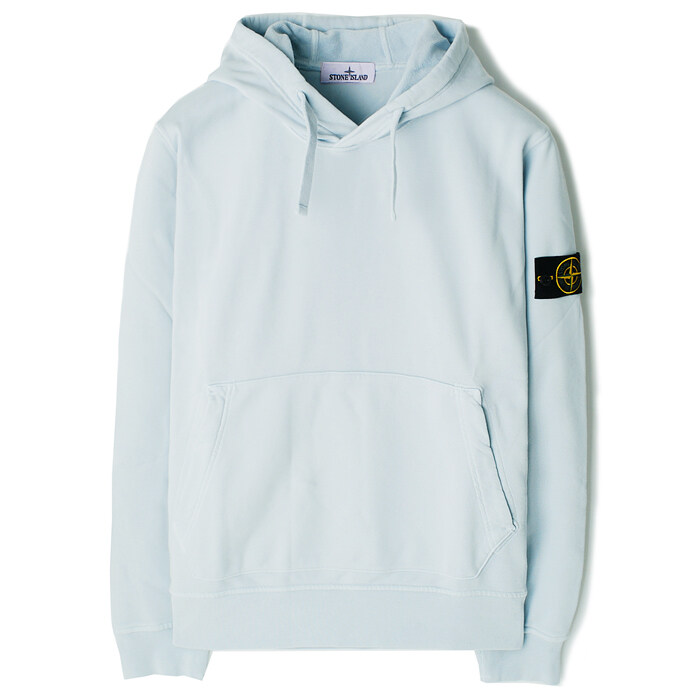 25SS 스톤 와펜 후드 맨투맨 스카이블루 K1S156100045 S0051 V0041 - Stone Island