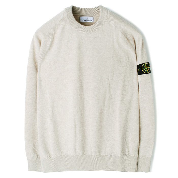 24FW 스톤 래글런 울 니트 연베이지 8115545B4 V0M97 - Stone Island