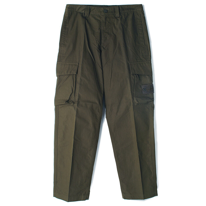 24FW 스톤 고스트피스 레귤러핏 카고바지 카키 8115311F1 V0054 - Stone Island