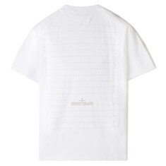 24FW 스톤 가슴 로고 반팔티 화이트 81152NS92 V0001 썸네일 1