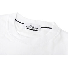 24FW 스톤 가슴 로고 반팔티 화이트 81152NS92 V0001 썸네일 2