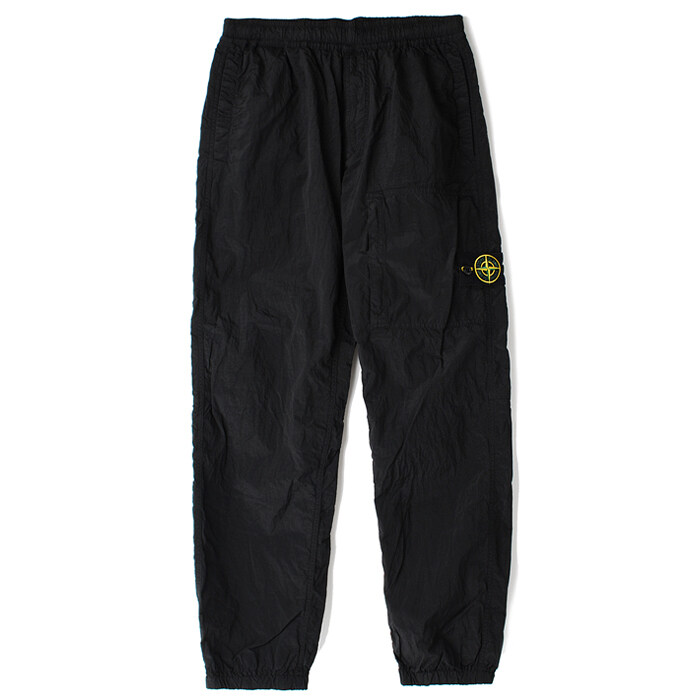 24FW 스톤 나일론메탈 밴딩 바지 블랙 811531019 V0029 - Stone Island