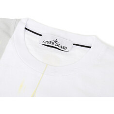 하자/22FW 스톤 모션프린팅 반팔티 화이트 77152NS87 V0001 썸네일 3