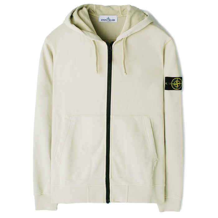24FW 스톤 와펜 후드 풀집업 라이트베이지 811564251 V0097 - Stone Island