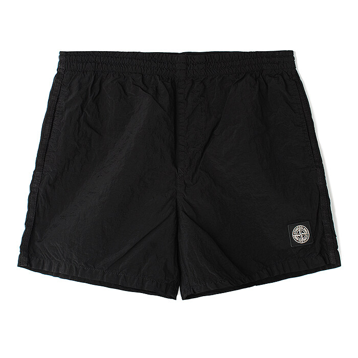 24SS 스톤주니어 비치웨어 블랙 8016B0243 V0029 A10A12 - Stone Island