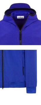 [스톤아일랜드] 22SS 761540427 V0022 와펜패치 소프트쉘 후드 자켓 블루퍼플 남성 자켓 / TTA 썸네일 4
