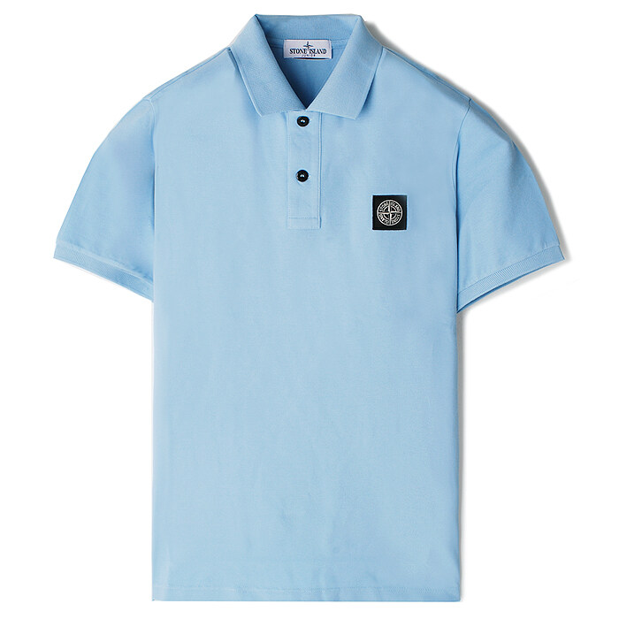 24SS 스톤주니어 반팔카라티 스카이블루 801621448 V0040 A8 - Stone Island
