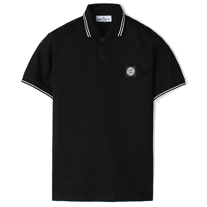 24SS 스톤주니어 라인반팔티 블랙 801621348 V0029 A14 - Stone Island