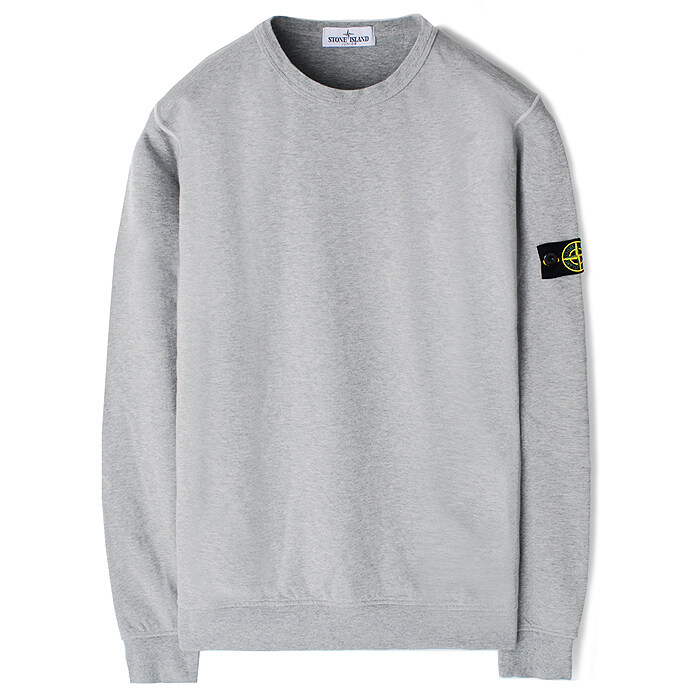 24SS 스톤주니어 맨투맨 그레이 801661340 V0M64 A8 - Stone Island