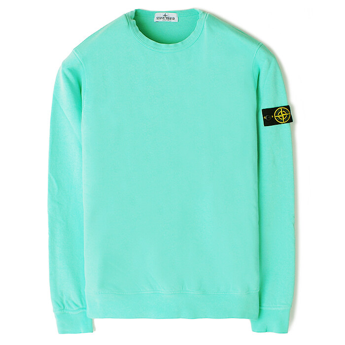 24SS 스톤주니어 맨투맨 민트 801661340 V0052 A14 - Stone Island