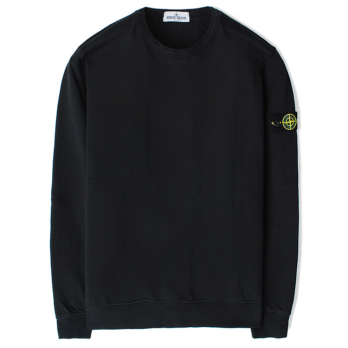 24SS 스톤주니어 맨투맨 블랙 801661340 V0029 A8 - Stone Island