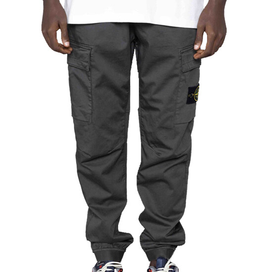 [스톤아일랜드] 22FW 771531314 V0065 와펜 패치 슬림 카고 팬츠 차콜 남성 팬츠 / TLS - Stone Island