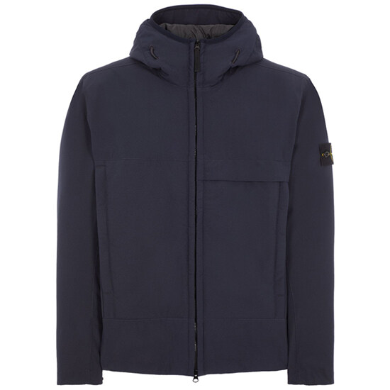 [스톤아일랜드] 22FW 771540527 V0020 와펜패치 소프트쉘 자켓 네이비 남성 자켓 / TLS - Stone Island